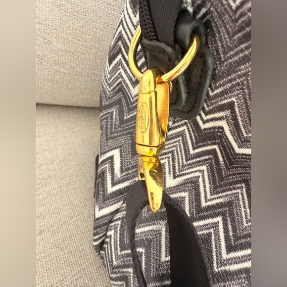 Missoni for Bric's black zig zag weekender bag - Picture 3 of 8